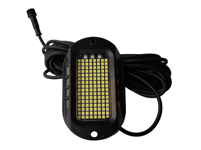 Pure White 144 LED Rock Light Kit