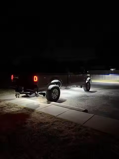 Pure White 144 LED Rock Light Kit